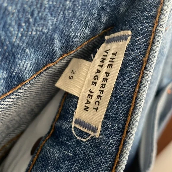 Madewell The Perfect Vintage Jean Blue Denim Jeans 29 - Picture 3 of 6